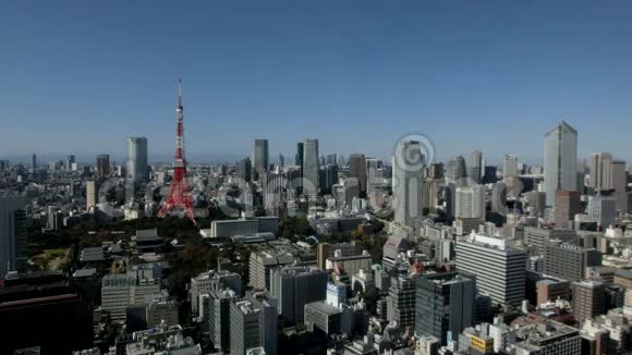从摩天大楼到东京中心的时间点视频的预览图