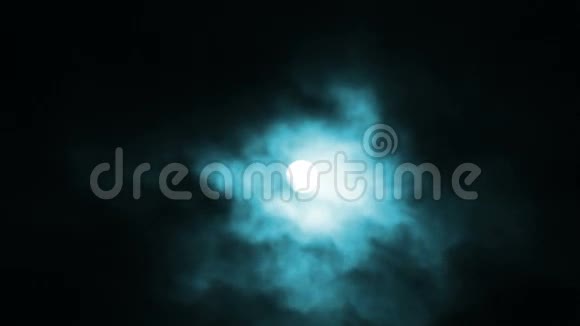 月亮上的夜景视频的预览图