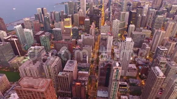 伊利诺伊州芝加哥之夜视频的预览图