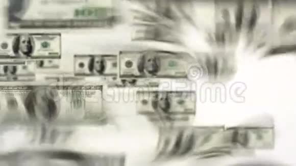 美元账单股票录像视频的预览图