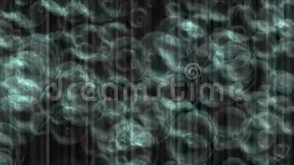 抽象烟花点背景气泡颗粒细菌孢子线视频的预览图