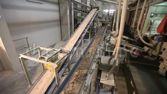 生产输送机输送线输送带瓷砖窑炉生产内部视频的预览图