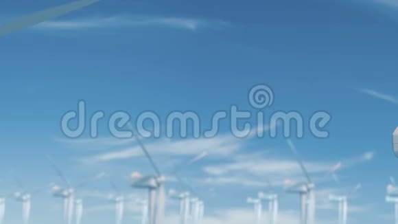 风力发电技术涡轮风车绿色清洁可再生能源解决方案视频的预览图