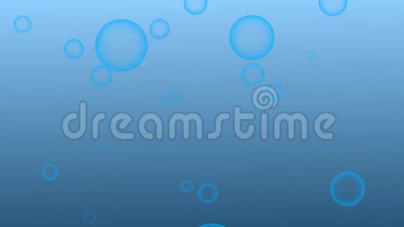 蓝色气泡抽象的巴克格雷德视频的预览图