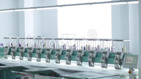 工业纺织机器连续视频的预览图
