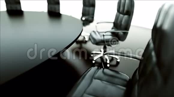 会议室会议室及会议桌椅商业概念视频的预览图