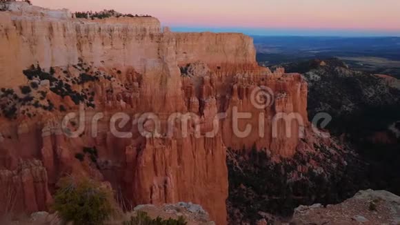 犹他州奇妙的布莱斯峡谷著名的国家公园视频的预览图