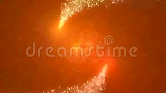 抽象彗星螺旋背景动画视频的预览图