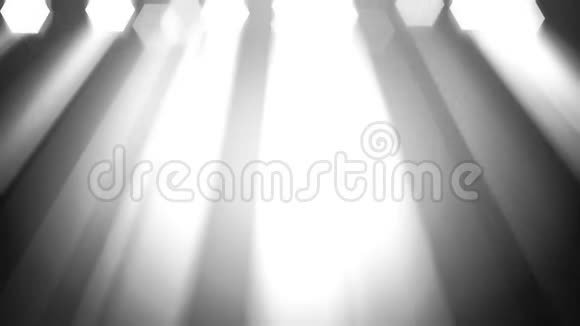 清洁白色雷斯灯视频的预览图