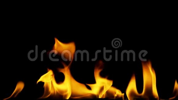 美丽的火火焰壁炉视频的预览图