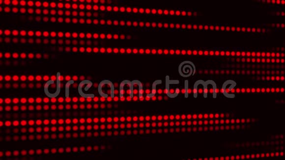 红色发光数字点环运动背景视频的预览图