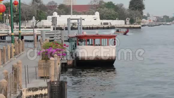 泰国曼谷河城亚洲建筑水视频的预览图