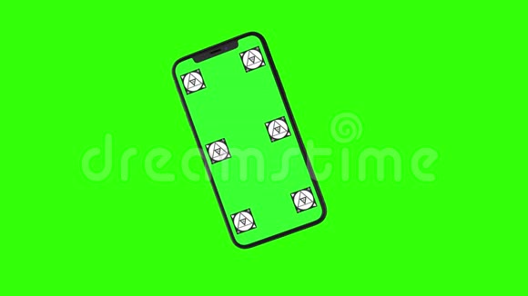 隔离智能手机与绿色屏幕视频的预览图