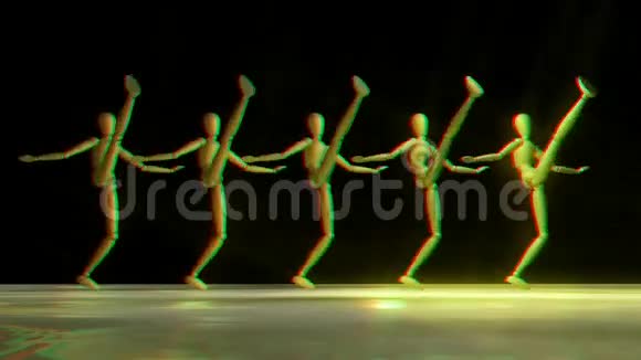 人体模型跳舞能立体视频的预览图