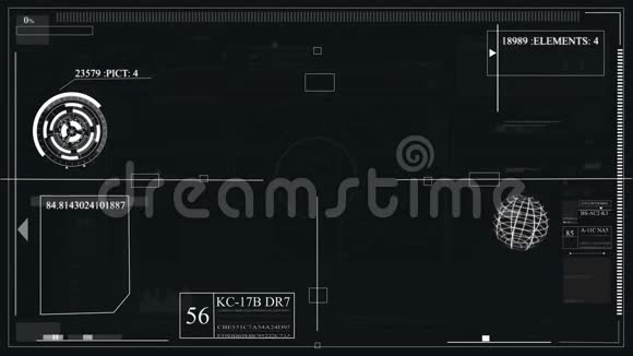 启发式界面设计用于覆盖视频和创建游戏的HUD技术全息图视频的预览图