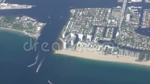 佛罗里达海岸线空中视频的预览图