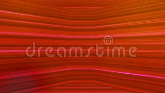 广播水平高技术线穹顶红色抽象可循环4K视频的预览图