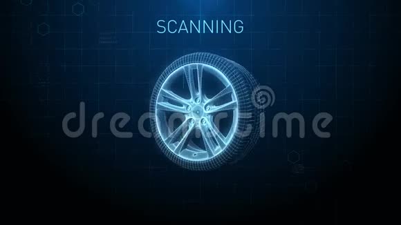 汽车轮胎合金车轮视频的预览图