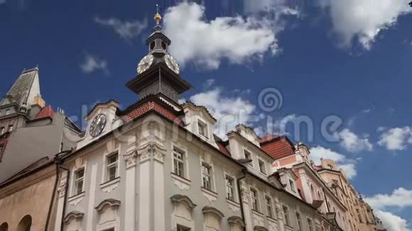 捷克共和国布拉格老城房屋视频的预览图