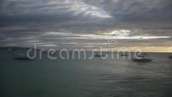 长滩岛日落视频的预览图