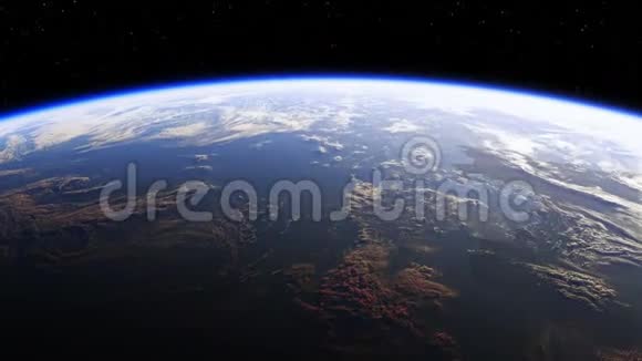 从太空看地球的惊人景象视频的预览图