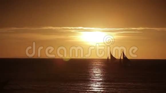 长滩岛日落视频的预览图