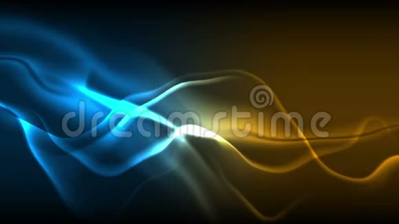 液体发光霓虹灯抽象视频动画视频的预览图