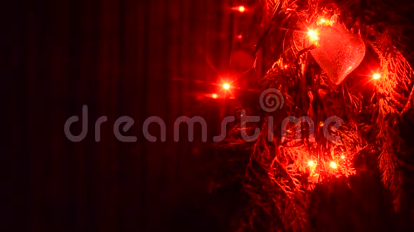 圣诞灯是一个经典的象征视频的预览图