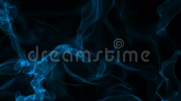 黑色背景上的现实烟雾视频的预览图