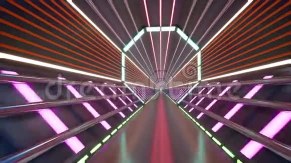 网络空间隧道动画视频的预览图