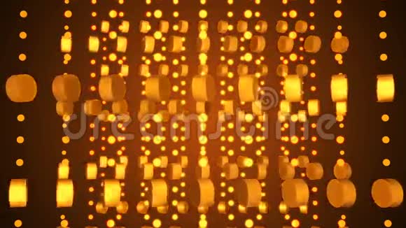 金色背景反光发光粒子视频的预览图