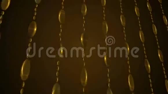 金色背景反光发光粒子视频的预览图