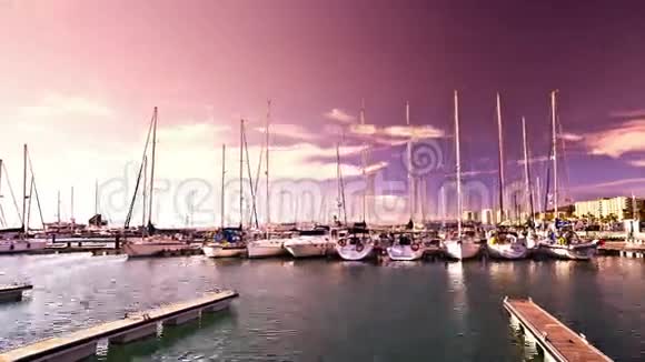 西班牙的海港视频的预览图