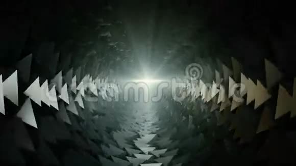 用光线抽象黑暗隧道视频的预览图