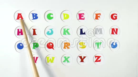 英文字母表视频的预览图