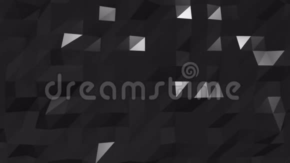 黑色多边形三维背景视频的预览图