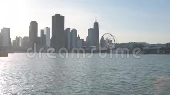 芝加哥ILLINOIS2016年4月17日芝加哥商业区市中心视频的预览图