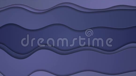 蓝色和紫色抽象企业波浪视频动画视频的预览图