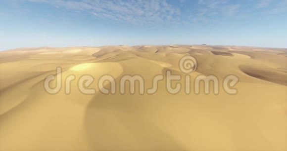 飞越沙漠和沙丘视频的预览图