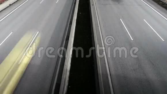 高速公路从上面可以看到视频的预览图