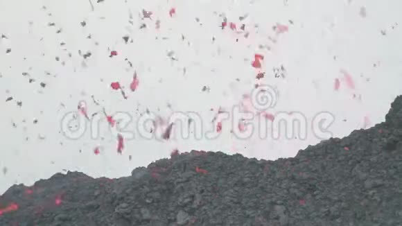 埃特纳熔岩的美丽爆炸视频的预览图