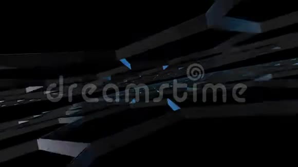 抽象蓝色背景的三维渲染视频的预览图