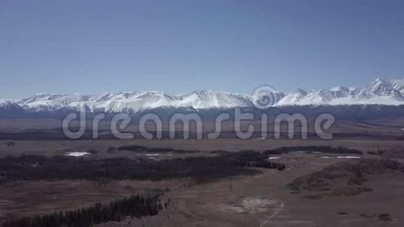 阿尔泰山美丽的高地景观俄罗斯西伯利亚视频的预览图