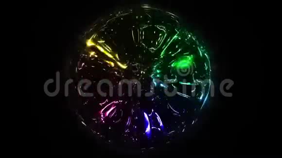 抽象能量球视频的预览图