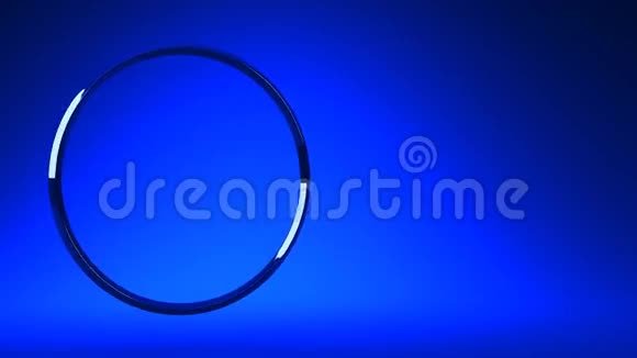 蓝色圆圈摘要视频的预览图