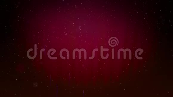 美丽的紫色烟花与激光表演冬季夜空在除夕夜节日里放着浓郁的紫罗兰烟火视频的预览图
