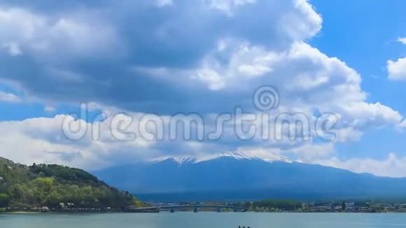 富士山日本川川子湖景视频的预览图