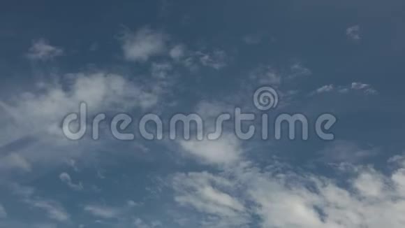 多云的蓝天视频的预览图