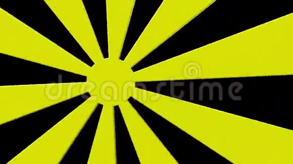 抽象的太阳在黑色上以黄色爆发视频的预览图