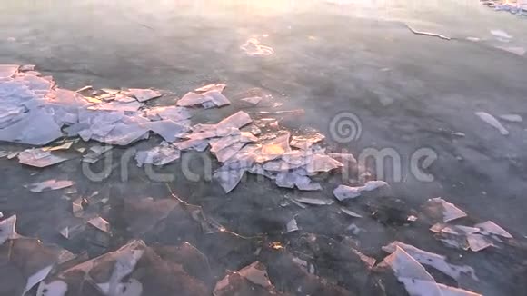 匈牙利巴拉顿湖上美丽的日落视频的预览图